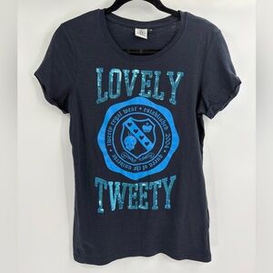 Looney tunes Warner brothers vintage tweety bird embroidered graphic tee medium